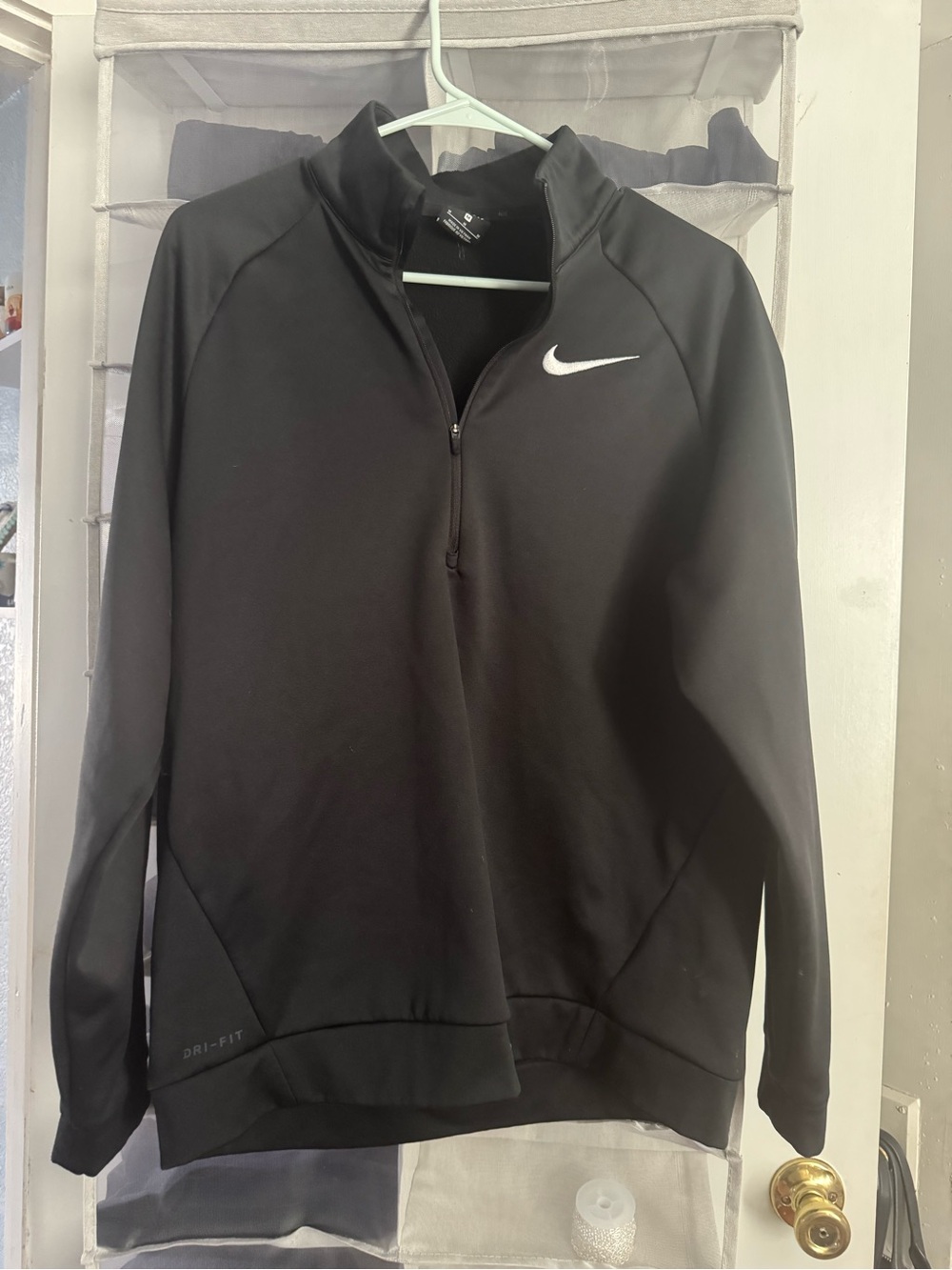 Nike Black Men's Quarter-Zip Performance Jacket